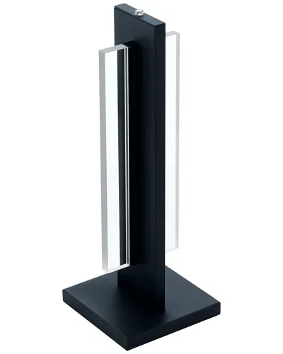 Eglo Spadafora 1 Light Integrated Led Table Lamp With Black Finish & Clear Acrylic Diffuser