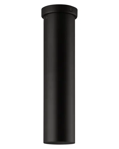 Eglo Tortoreto 1 Light Cylinder Ceiling Light With Matte Black Finish