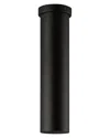 Eglo Tortoreto 1 Light Cylinder Ceiling Light With Matte Black Finish