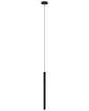 Eglo Tortoreto 1 Light Cylinder Pendant With Matte Black Finish