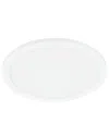 Eglo Trago 1 Light Integrated Led Ceiling/wall Light With White Finish & White Acrylic Shade