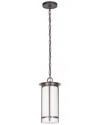 Eglo Truxton 1 Light Mini Pendant With Graphite Finish & White Glass Shade