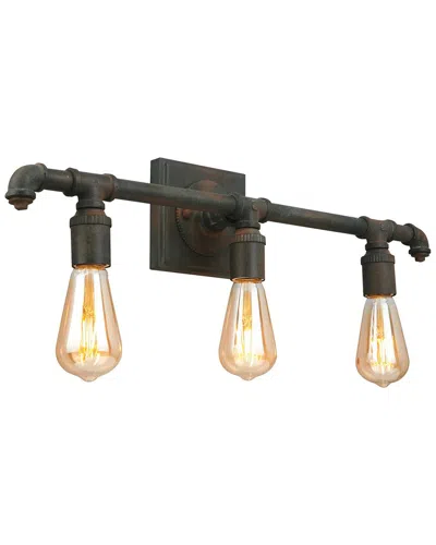 EGLO EGLO WYMER 3 LIGHT OPEN BULB BATH/VANITY LIGHT WITH ZINC FINISH