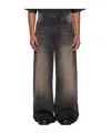 Egonlab Baggy Jeans In Black