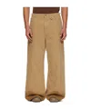 Egonlab Samy Wide Leg Jeans In Brown