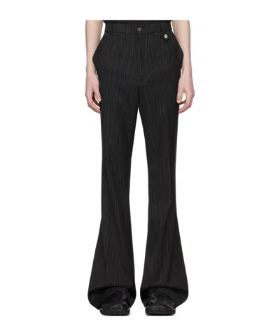 Egonlab Belt-loop Casual Pants In Black