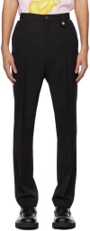 Egonlab Belt-loop Casual Pants In Black