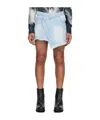 Egonlab Belt-loop Denim Skirt In Multicolor