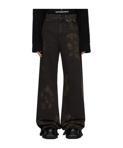 Egonlab Belt-loop Jeans In Black