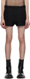 Egonlab Belt-loop Shorts In Black