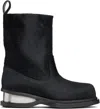Egonlab Black Aurora Boots In Black