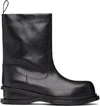 Egonlab Black Aurora Boots In Black