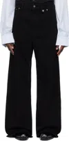 Egonlab Wide-leg Jeans In Black