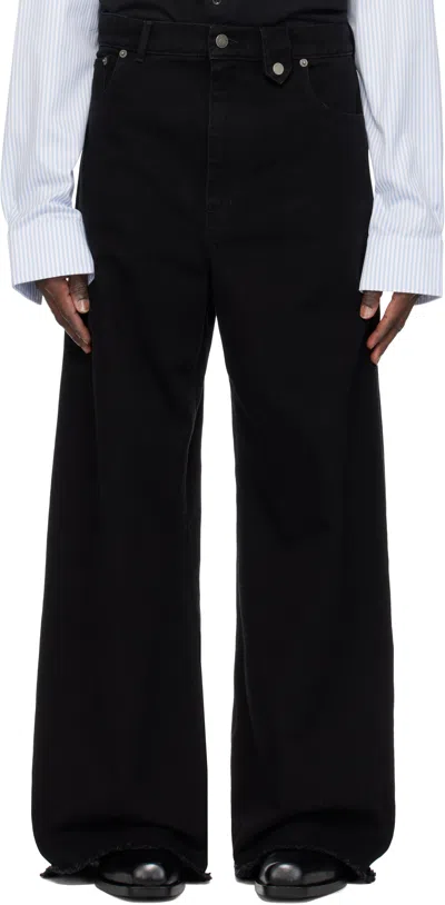 EGONLAB BLACK BAGGY JEANS