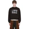 Egonlab Black Egonic 'lazarus' Crosses Sweatshirt In Aw26-025 Black Ameri