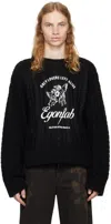 EGONLAB BLACK 'ONLY LOVERS LEFT ALIVE' SWEATER