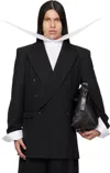 Egonlab Black Oversized Tailored Blazer In Black