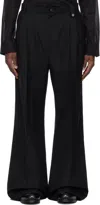 Egonlab Pleated Trousers In Black