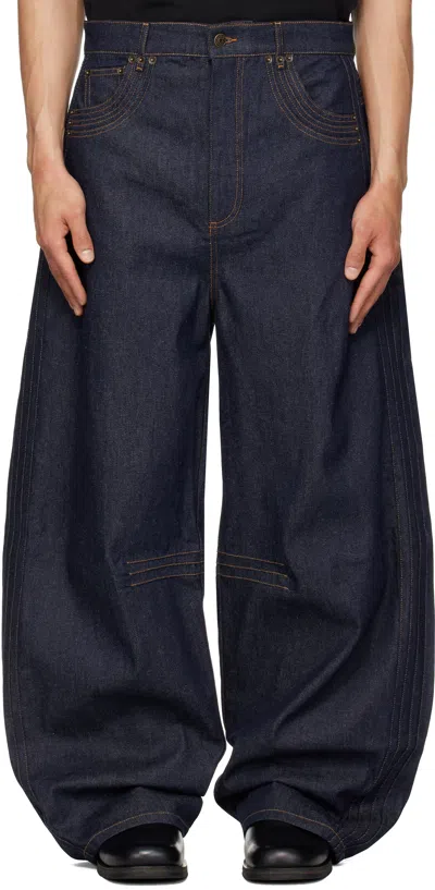 Egonlab Blue Overscaled Jeans