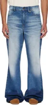 Egonlab Samy Wide Leg Jeans In Blue