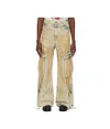 Egonlab Beige Cargo Jeans In Neutral
