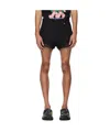 Egonlab Exposed Lining Shorts In Black