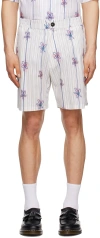 Egonlab Floral Pattern Shorts In White