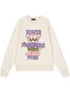 Egonlab Graphic-print Cotton Sweatshirt In Neutrals