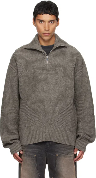 Egonlab Gray Camionneur Sweater