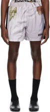 Egonlab Gray Sport Shorts In Ranitex Sublimation