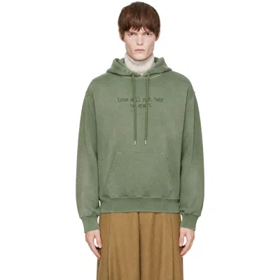 Egonlab Green Tinder X Safe Place Edition 'love' Hoodie In Aw26-027 Green Ameri