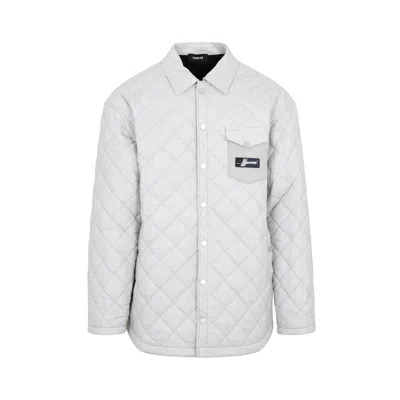 EGONLAB GREY QUILTED SHIRT