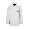 Egonlab Logo-patch Quilted Shirt In White