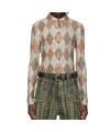 Egonlab Harry Print Fitted Shirt In Multi-color