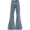 Egonlab Blue Wide Jeans In Blue