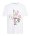 Egonlab Lapinou Tee Shirt In Off White