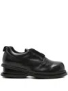 Egonlab Leather Derby Shoes In Black