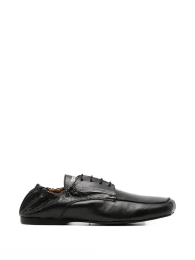 Egonlab Leather Derby Shoes In Black