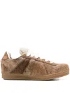 Egonlab Beige Cush Sneakers In Brown