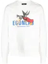 Egonlab Logo-print Cotton Jumper In White