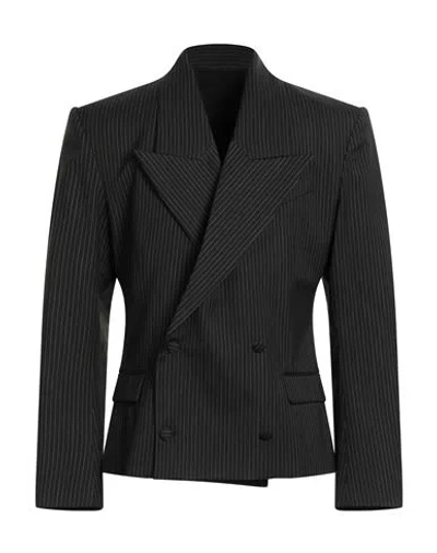 Egonlab . Man Blazer Black Size 40 Virgin Wool, Viscose, Elastane