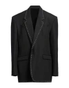 Egonlab Rivet Suit Coat In Black