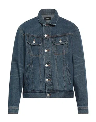 Egonlab . Man Denim Outerwear Blue Size S Cotton