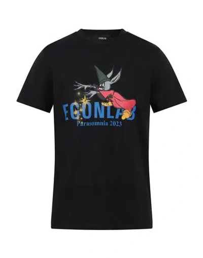 Egonlab . Man T-shirt Black Size M Cotton