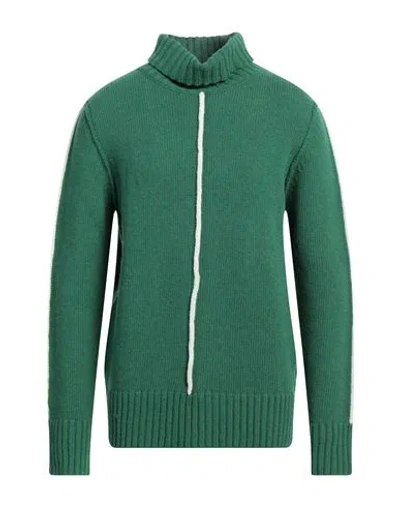 Egonlab . Man Turtleneck Green Size M Lambswool