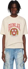 Egonlab Off-white Worldnet Edition T-shirt In Blaster Natural Raw