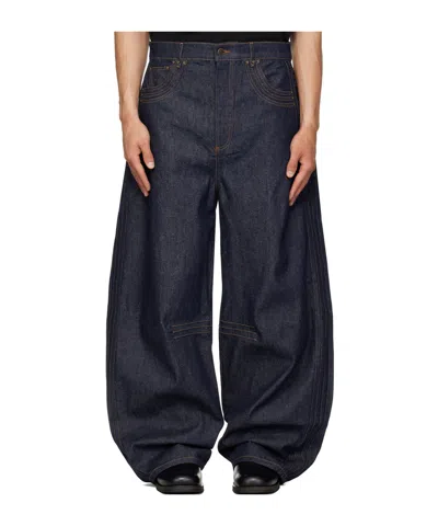 EGONLAB OVERSCALED BELT LOOP JEANS