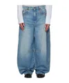 Egonlab Overscaled Belt Loop Jeans In Blue