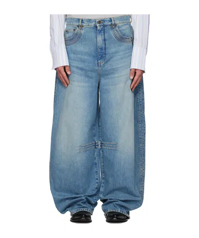 EGONLAB OVERSCALED BELT LOOP JEANS