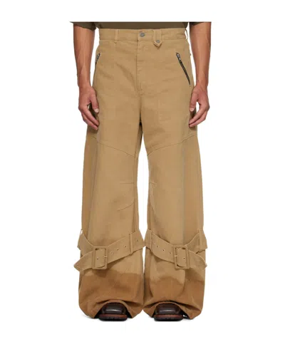 EGONLAB PIN-BUCKLE CARGO JEANS
